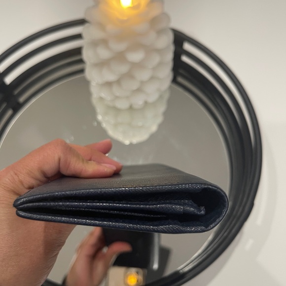 Authentic PRADA Men's Saffiano Leather Bi-Fold Long Wallet- Black - Picture 13 of 14